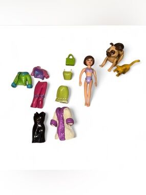 2000s Polly Pocket Bundle- Lila Doll & Accessories